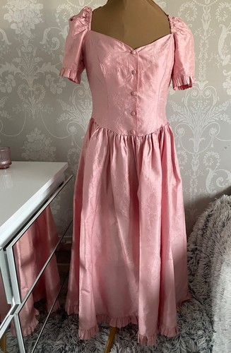 Vintage laura ashley pink silk - ashley,