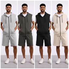 Mens Hoodie & Short Tracksuit