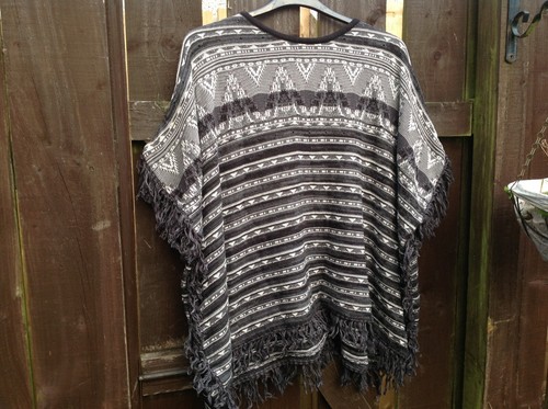 Monsoon poncho ethnic - poncho, funky
