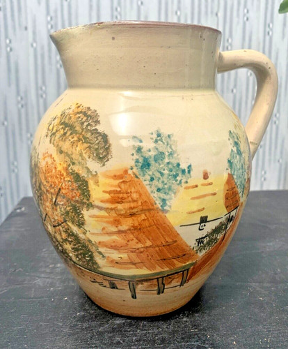 Large vintage hand - large, painted
