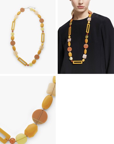 New beaded long statement - beaded,