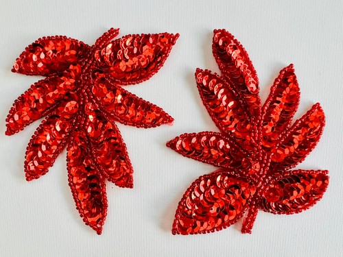 2pcs beaded sequin - 2pcs,