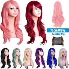 Hair Wigs Synthetic Long & Straight Auburn Ginger, Black, Burgundy Red and more