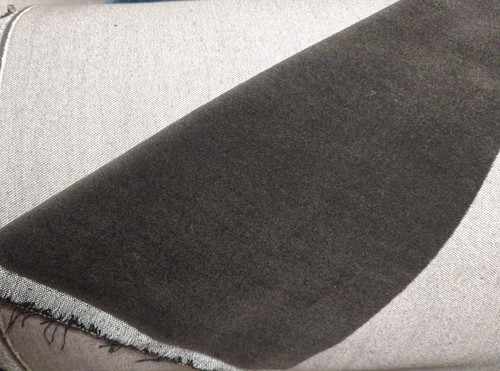 Vintage dark brown wool - brown,