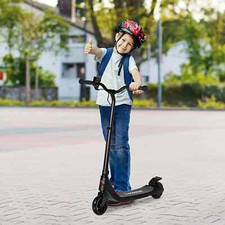 120W Electric Scooter with Battery Level Display Rear Break - Age 6 plus - Black