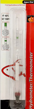 Aqua One Hydrometer with Thermometer Marine Reef Salinity Aquarium Fish Tank #EC