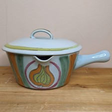 Vintage Buchan Casserole Dish Stoneware Saucepan Hotpot MCM Retro Riviera 50s 60
