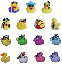 15pc Duck Ducks Duckling Shoe Charms - Will fit croc crocs