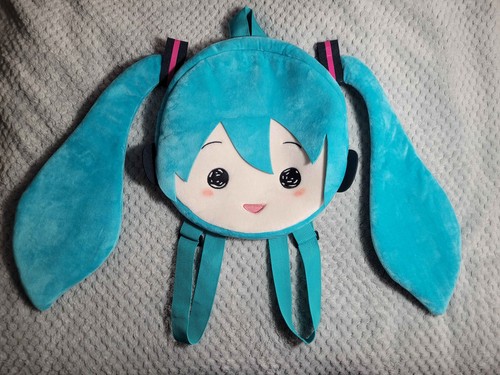 Hatsune miku face backpack - hatsune,