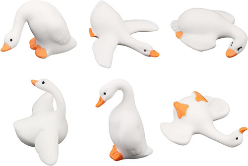 6pcs mini goose - mini, figurines