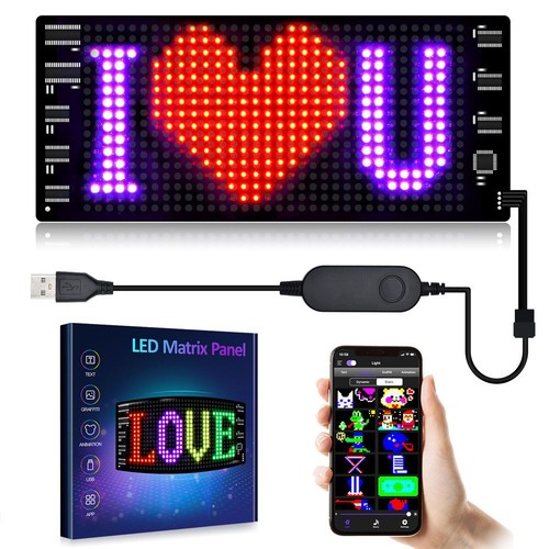 Usb led car rear window - rear, sign
