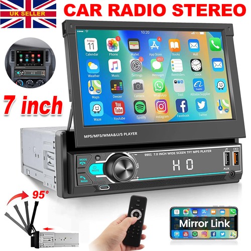 Single din car stereo - single,