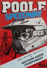 POOLE SPEEDWAY PROGRAMME: THE