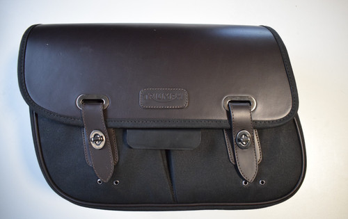 Triumph side box leather - lh,
