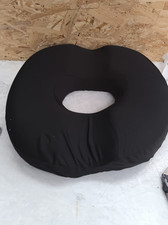 Donut Pillow Memory Foam Seat Cushion – Black for Office, Car & Wheelchair