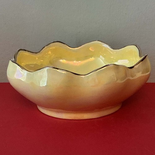 Crown ducal lustreware bowl - ducal,