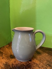 1940s Denby Stoneware Manor Green Jug 1/2 Pint