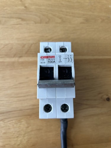 Contactum 100 amp - amp, switch