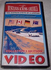 Mustangs Across America VHS Video Caravan from California to North Carolina Ford