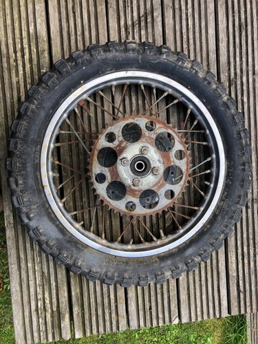 1977 yamaha yz80 - yz80, rear