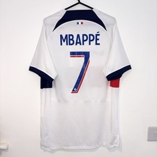 PSG 2023/2024 Away Shirt Mbappe #7 Authentic Men’s Small