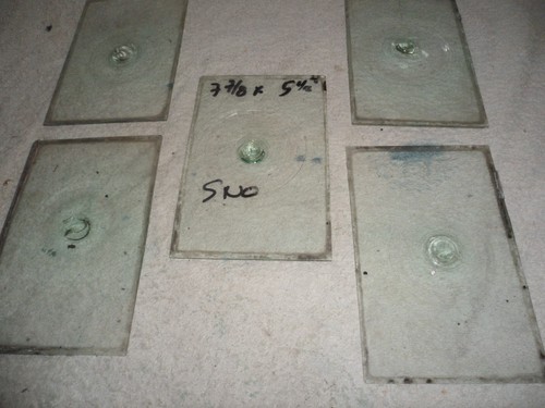 5no glass bullions x 5 - 7,