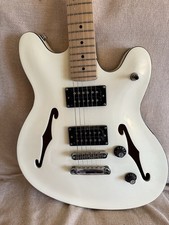 Squier Starcaster Affinity Deluxe Electric Guitar Olympic White
