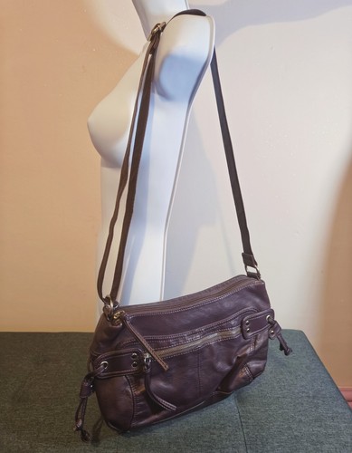 Dark purple plum - purple, faux