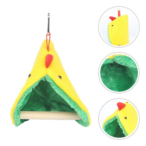 Yellow plush parrot - plush,