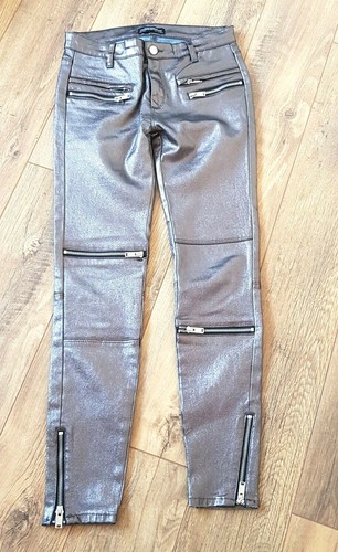 Zara woman coated metallic - zara,