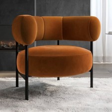 Velvet Armchair Upholstered Accent Chair Modern