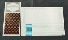 PC12 SILVER REED FINE GAUGE F370 DOUBLE JACQUARD PUNCH CARD PATTERNS FR11-FR20