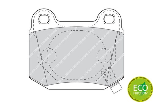 New brake pad set disc - brake,