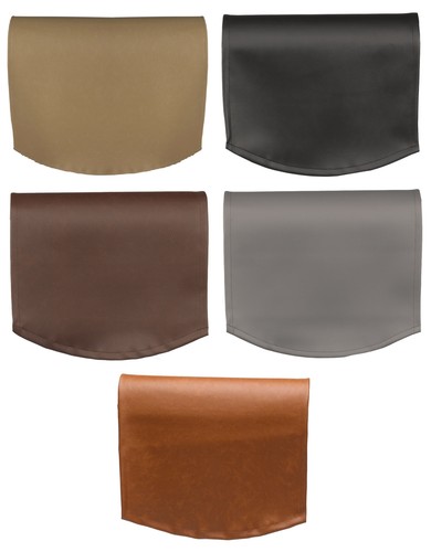 Faux leather chair back - leather,