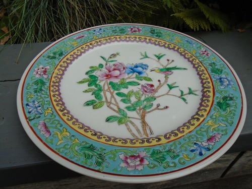 Chinese famille rose - rose, hand