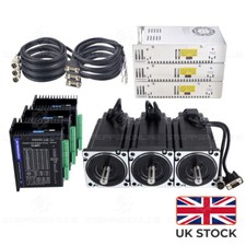 STEPPERONLINE 3Axis 12Nm Nema 34 Closed Loop Stepper Motor &Servo Driver CNC Kit