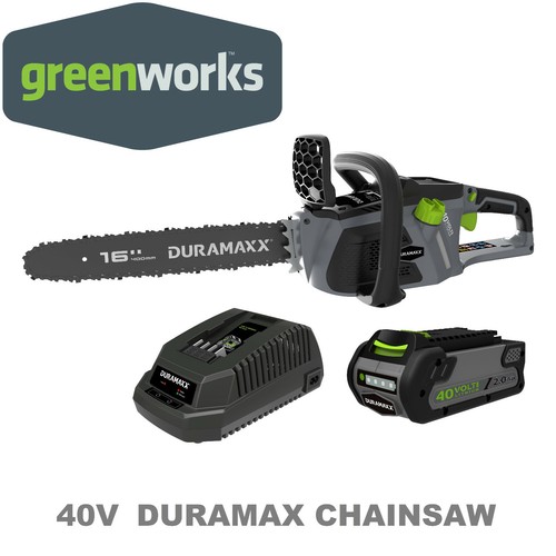 Cordless 40v chainsaw - 40v,