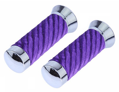 Custom bicycle grips purple - bicycle,