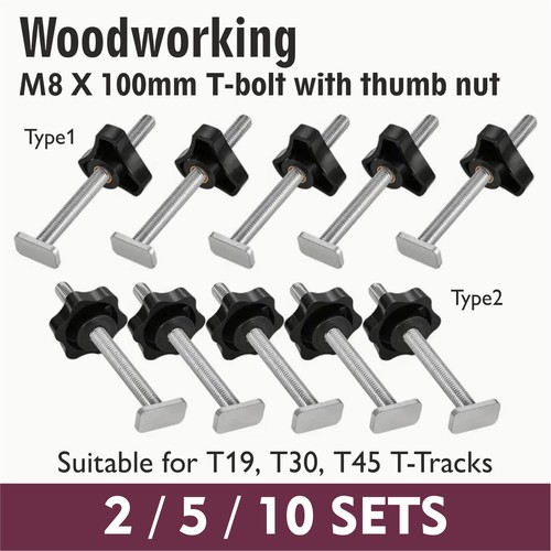 Track bolts with - m8, thumb