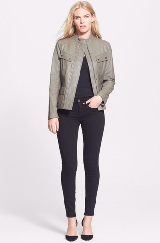 Nwt vince leather cargo - vince,