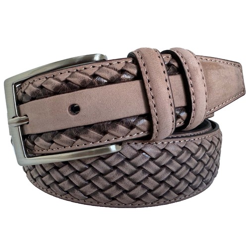 Mens italian braided leather - mens,