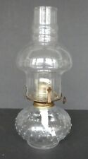 Hobnail Glass Oil Lantern Lamp Made in Austria