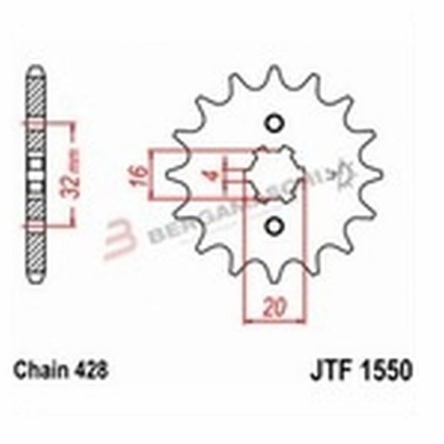 Sprocket 1550 z14 - 1550, yamaha