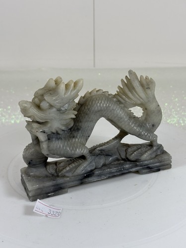 Small chinese soapstone dragon - small,