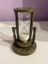 Vintage Brass and Glass Egg