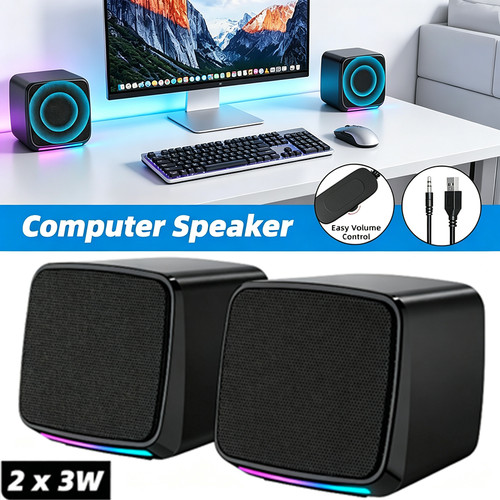 Small computer speakers wired - small,