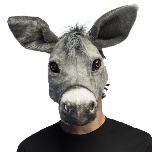 Donkey plush mask - mask, ass