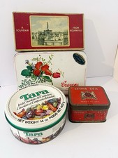Vintage Tins Bundle Of 4