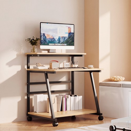 Tier computer desk rolling - 3,