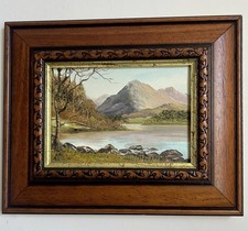 Original Oil Painting Lake